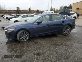 2018 Mazda 6 Grand Touring with VIN JM1GL1TY3J1305291, listed as a Copart auction lot 49159765 with 145,965 mi miles and Salvage Title. Bid and sale history available at DreamBid. Image 1.