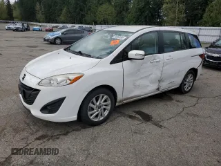 2013 Mazda 5 Sport with VIN JM1CW2BL6D0149713, listed as a Copart auction lot 50069095 with 71,987 mi miles and Salvage Title. Bid and sale history available at DreamBid. Image 1.