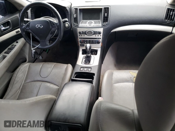 2008 Infiniti G35 with VIN JNKBV61E98M209313, listed as a Copart auction lot 73354104 with 227,334 mi miles and Salvage Title. Bid and sale history available at DreamBid. Image 8.