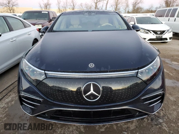 2022 Mercedes-Benz EQS with VIN W1KCG2DB0NA004556, listed as a Copart auction lot 78992023 with 16,271 mi miles and Salvage Title. Bid and sale history available at carsss.com. Image 5.