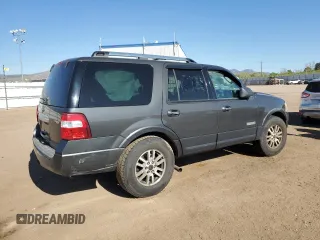 2007 Ford Expedition Limited z VIN 1FMFU19527LA14859, wystawiony jako Copart lot #56657625 z przebiegiem 186 736 mil mil oraz Szkoda całkowita • Salvage title. Historia ofert i sprzedaży dostępna na DreamBid. Obrazek 3.