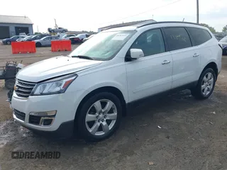 2017 Chevrolet Traverse LT with VIN 1GNKRGKD4HJ338716, listed as a IAAI auction lot 40265414 with 131,097 mi miles and . Bid and sale history available at DreamBid. Image 2.