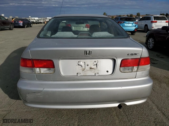 2000 Honda Civic HX with VIN 1HGEJ7226YL098151, listed as a Copart auction lot 78042694 with 227,984 mi miles and Salvage Title. Bid and sale history available at carsss.com. Image 6.