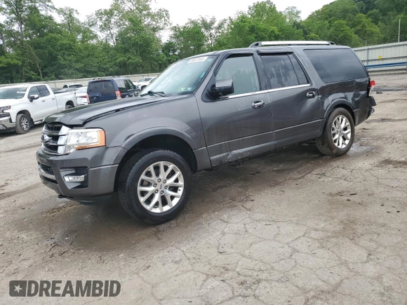 2017 Ford Expedition Max Limited с VIN 1FMJK2AT8HEA66082, выставлен на аукционе Copart как лот 59037665 с пробегом 75 417 миль миль и Списание • Salvage title. История ставок и продаж доступна на DreamBid. Изображение 1.