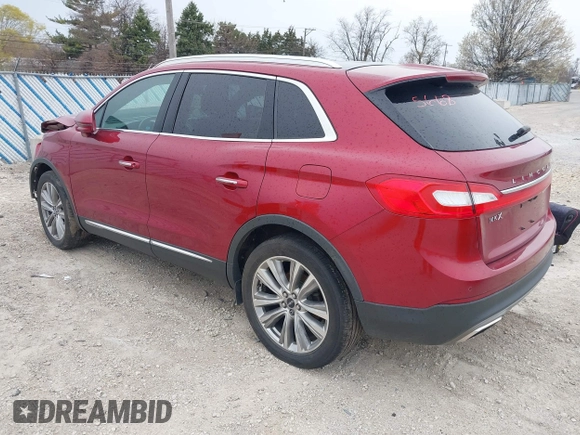 2016 Lincoln MKX Reserve with VIN 2LMPJ8LP8GBL32389, listed as a IAAI auction lot 42065668 with 135,907 mi miles and . Bid and sale history available at DreamBid. Image 3.