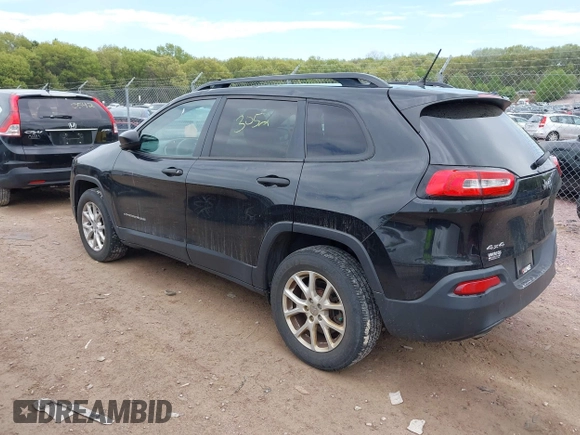 2016 Jeep Cherokee Sport with VIN 1C4PJMAB0GW175813, listed as a IAAI auction lot 42253052 with 98,840 mi miles and . Bid and sale history available at DreamBid. Image 3.