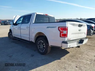 2020 Ford F-150 XL with VIN 1FTEW1C49LKE58525, listed as a IAAI auction lot 41578282 with 1 mi miles. Bid and sale history available at carsss.com. Image 3.