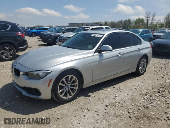 2017 BMW 3 Series 320i z VIN WBA8E1G53HNU13943, wystawiony jako Copart lot #55329055 z przebiegiem 169 493 mil mil oraz Tytuł czysty. Historia ofert i sprzedaży dostępna na DreamBid. Obrazek 1.