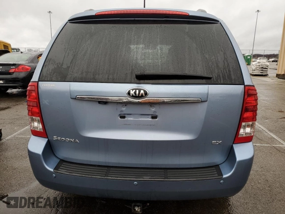 2014 Kia Sedona EX with VIN KNDMH4C71E6587646, listed as a Copart auction lot 83965294 with 84,135 mi miles and Salvage Title. Bid and sale history available at carsss.com. Image 6.