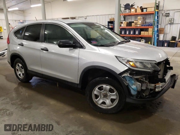 2016 Honda CR-V LX with VIN 5J6RM4H36GL124519, listed as a Copart auction lot 52156855 with 140,465 mi miles and Salvage Title. Bid and sale history available at carsss.com. Image 4.