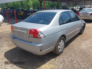 2003 Honda Civic LX with VIN 1HGES16563L003837, listed as a IAAI auction lot 41887191 with Not Provided miles and . Bid and sale history available at DreamBid. Image 4.