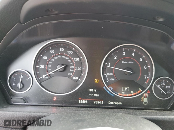 2017 BMW 4 Series 430i with VIN WBA4F7C37HG788984, listed as a Copart auction lot 54154405 with 92,596 mi miles and Salvage title. Bid and sale history available at DreamBid. Image 9.