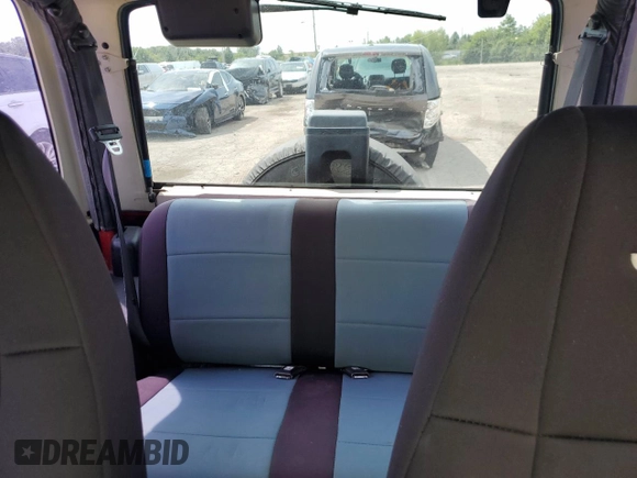 1995 Jeep Wrangler S with VIN 1J4FY19P2SP255844, listed as a Copart auction lot 80221564 with 225,551 mi miles and Non Repairable. Bid and sale history available at carsss.com. Image 10.