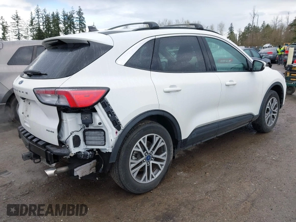 2021 Ford Escape SEL with VIN 1FMCU9H91MUB35409, listed as a IAAI auction lot 41900711 with 19,295 mi miles and . Bid and sale history available at DreamBid. Image 4.