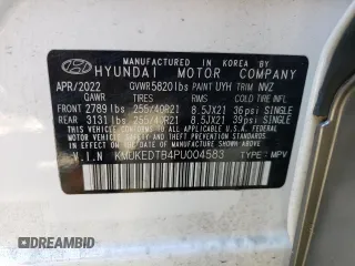 2023 Genesis GV60 Performance z VIN KMUKEDTB4PU004583, wystawiony jako Copart lot #57499534 z przebiegiem 45 311 mil mil oraz Tytuł czysty. Historia ofert i sprzedaży dostępna na DreamBid. Obrazek 12.