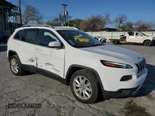 2017 Jeep Cherokee Limited with VIN 1C4PJLDB0HW526159, listed as a Copart auction lot 50055595 with 90,139 mi miles and Salvage Title. Bid and sale history available at carsss.com. Image 4.