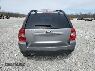 2010 Kia Sportage LX with VIN KNDKG3A45A7706946, listed as a Copart auction lot 50245845 with 111,884 mi miles and Salvage Title. Bid and sale history available at carsss.com. Image 6.