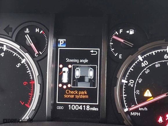 2020 Toyota 4Runner SR5 with VIN JTEBU5JR2L5822163, listed as a IAAI auction lot 41352311 with 100,418 mi miles. Bid and sale history available at carsss.com. Image 15.