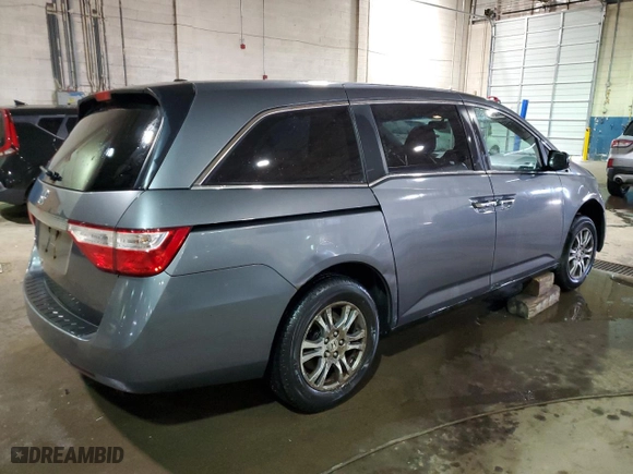 2011 Honda Odyssey EX-L with VIN 5FNRL5H62BB097064, listed as a Copart auction lot 50711185 with 232,421 mi miles and Clean Title. Bid and sale history available at carsss.com. Image 3.