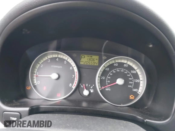 2009 Hyundai Accent Auto GLS with VIN KMHCN46C19U351198, listed as a IAAI auction lot 41896018 with 205,594 mi miles. Bid and sale history available at carsss.com. Image 7.