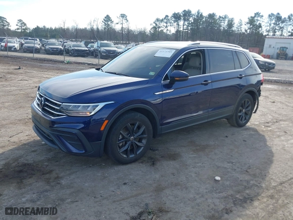 2022 Volkswagen Tiguan SE with VIN 3VV3B7AX4NM062714, listed as a IAAI auction lot 41173705 with 69,264 mi miles. Bid and sale history available at carsss.com. Image 17.