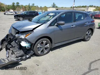2022 Nissan LEAF SV Plus z VIN 1N4BZ1CV2NC550209, wystawiony jako Copart lot #55337335 z przebiegiem 51 038 mil mil oraz Szkoda całkowita • Salvage title. Historia ofert i sprzedaży dostępna na DreamBid. Obrazek 1.