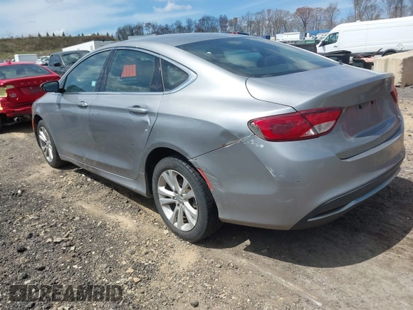 2015 Chrysler 200 Limited with VIN 1C3CCCABXFN718872, listed as a IAAI auction lot 42098661 with 220,011 mi miles. Bid and sale history available at carsss.com. Image 3.