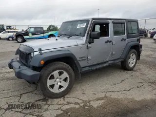 2016 Jeep Wrangler Unlimited Sport RHD with VIN 1C4BJWKG8GL122066, listed as a Copart auction lot 60637855 with Not provided miles and Salvage title. Bid and sale history available at DreamBid. Image 1.
