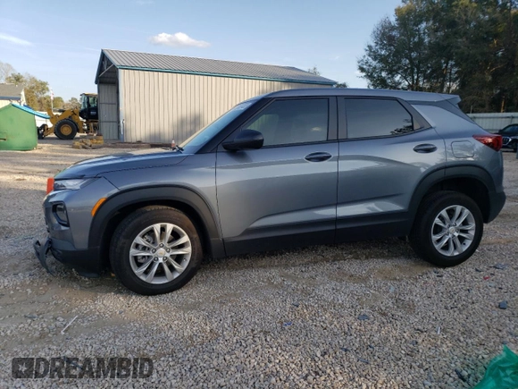 2022 Chevrolet TrailBlazer LS with VIN KL79MMS24NB118479, listed as a Copart auction lot 38055483 with 10,812 mi miles. Bid and sale history available at carsss.com. Image 1.