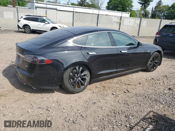 2016 Tesla Model S 90D with VIN 5YJSA1E28GF131212, listed as a Copart auction lot 54176705 with 97,373 mi miles and Salvage Title. Bid and sale history available at DreamBid. Image 3.