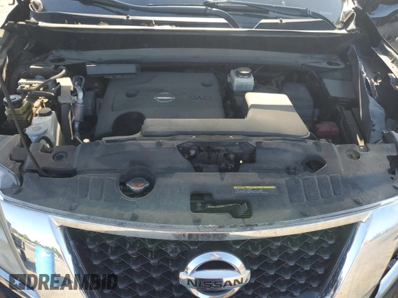 2016 Nissan Pathfinder Platinum with VIN 5N1AR2MM4GC658699, listed as a Copart auction lot 61581475 with 89,985 mi miles and Salvage title. Bid and sale history available at DreamBid. Image 12.