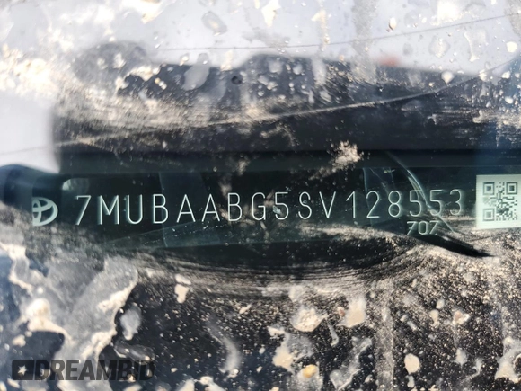 2025 Toyota Corolla Cross LE с VIN 7MUBAABG5SV128553, выставлен на аукционе Copart как лот 55774145 с пробегом Не указан миль и На запчасти • Non repairable. История ставок и продаж доступна на DreamBid. Изображение 13.
