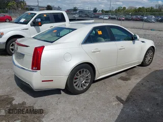 2011 Cadillac CTS Sedan Luxury with VIN 1G6DG5EY7B0126192, listed as a IAAI auction lot 41587247 with 1 mi miles. Bid and sale history available at carsss.com. Image 4.