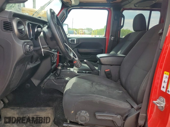 2018 Jeep Wrangler Unlimited Sport S z VIN 1C4HJXDG0JW122629, wystawiony jako Copart lot #56055015 z przebiegiem 130 731 mil mil oraz Czysty tytuł • Clean title. Historia ofert i sprzedaży dostępna na DreamBid. Obrazek 7.