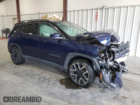 2019 Jeep Compass Limited with VIN 3C4NJCCB8KT649391, listed as a Copart auction lot 53990375 with 94,716 mi miles and Clean title. Bid and sale history available at DreamBid. Image 4.