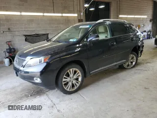 2012 Lexus RX 450h with VIN JTJBC1BAXC2432788, listed as a Copart auction lot 58899685 with Not provided miles and Salvage title. Bid and sale history available at DreamBid. Image 1.