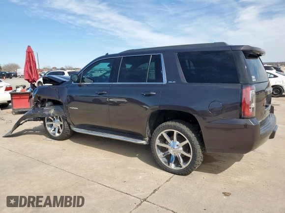 2016 GMC Yukon SLE with VIN 1GKS2AKC2GR240564, listed as a Copart auction lot 46847445 with 134,986 mi miles and Salvage Title. Bid and sale history available at carsss.com. Image 2.