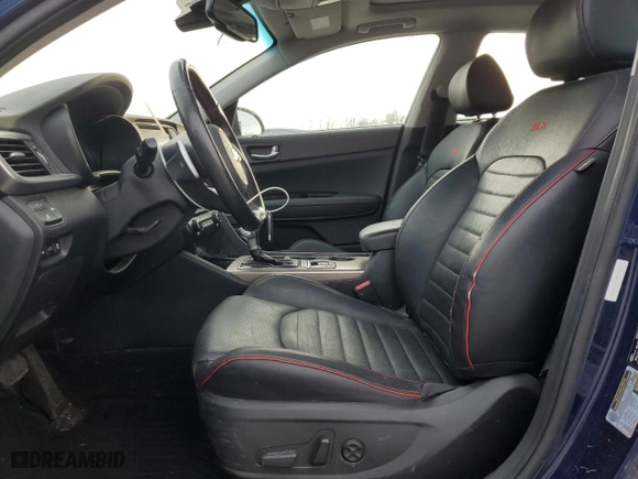 2019 Kia Optima SX with VIN 5XXGW4L2XKG322034, listed as a Copart auction lot 46752345 with 60,301 mi miles and Salvage Title. Bid and sale history available at carsss.com. Image 7.