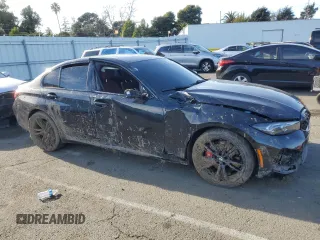 2024 BMW 3 Series M340i xDrive with VIN 3MW49FF0XR8E75530, listed as a Copart auction lot 46373175 with 0 mi miles and Salvage Title. Bid and sale history available at carsss.com. Image 4.