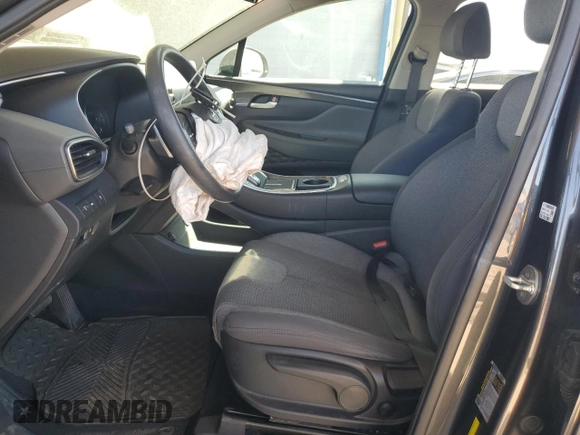 2021 Hyundai Santa Fe SE with VIN 5NMS14AJ1MH325492, listed as a Copart auction lot 52192985 with 51,545 mi miles and Salvage title. Bid and sale history available at DreamBid. Image 7.