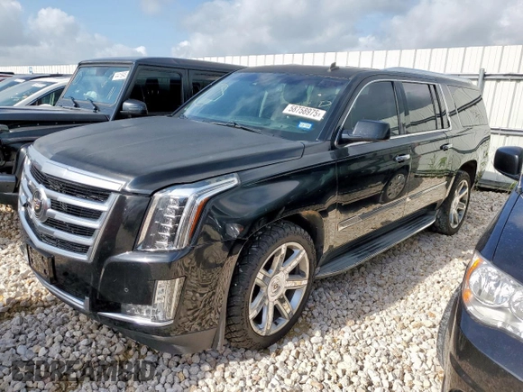 2015 Cadillac Escalade ESV Premium with VIN 1GYS4JKJ4FR271537, listed as a Copart auction lot 58758975 with 176,527 mi miles and Clean title. Bid and sale history available at DreamBid. Image 1.