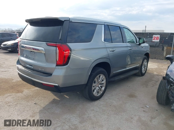 2024 GMC Yukon SLT with VIN 1GKS2BKD9RR282361, listed as a IAAI auction lot 41878591 with 13,347 mi miles. Bid and sale history available at carsss.com. Image 4.