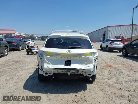 2023 Infiniti QX60 Sensory z VIN 5N1DL1GS4PC362410, wystawiony jako IAAI lot #41966872 z przebiegiem 27 142 mil mil oraz . Historia ofert i sprzedaży dostępna na DreamBid. Obrazek 17.