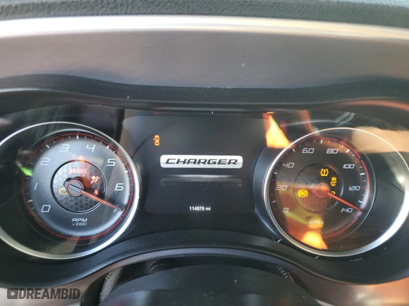 2019 Dodge Charger SXT with VIN 2C3CDXBG2KH640153, listed as a Copart auction lot 88555935 with 114,878 mi miles and Salvage Title. Bid and sale history available at carsss.com. Image 9.
