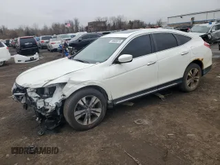 2013 Honda Crosstour EX-L with VIN 5J6TF2H59DL005803, listed as a Copart auction lot 49683875 with 160,630 mi miles and Salvage Title. Bid and sale history available at carsss.com. Image 1.