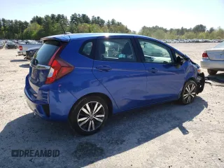 2015 Honda Fit EX-L z VIN 3HGGK5H89FM760581, wystawiony jako Copart lot #56134155 z przebiegiem 69 236 mil mil oraz Czysty tytuł • Clean title. Historia ofert i sprzedaży dostępna na DreamBid. Obrazek 3.