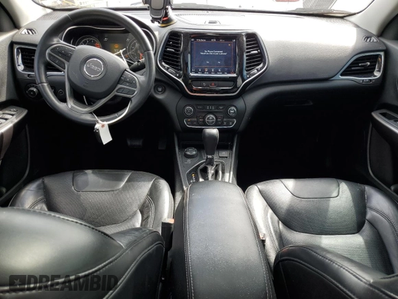 2019 Jeep Cherokee Limited with VIN 1C4PJMDX8KD286735, listed as a Copart auction lot 57758285 with 102,442 mi miles and Salvage title. Bid and sale history available at DreamBid. Image 8.