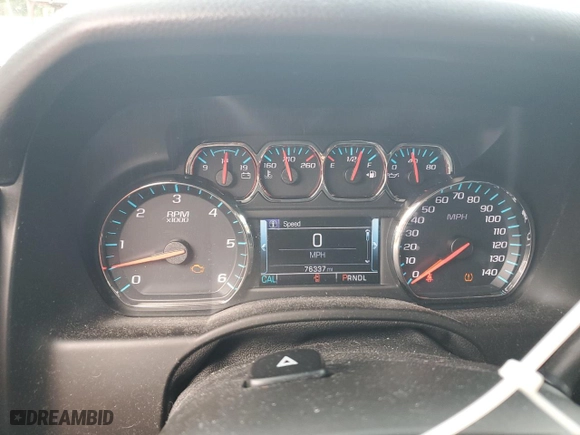 2018 Chevrolet Tahoe Premier with VIN 1GNSCCKJ9JR203707, listed as a Copart auction lot 78011674 with 76,337 mi miles and Salvage Title. Bid and sale history available at carsss.com. Image 9.
