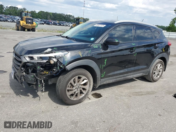 2016 Hyundai Tucson SE z VIN KM8J3CA41GU222107, wystawiony jako Copart lot #55587125 z przebiegiem 99 918 mil mil oraz Szkoda całkowita • Salvage title. Historia ofert i sprzedaży dostępna na DreamBid. Obrazek 1.