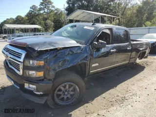 2015 Chevrolet Silverado 1500 High Country with VIN 3GCUKTEJ7FG496644, listed as a Copart auction lot 77672654 with 0 mi miles and Salvage Title. Bid and sale history available at carsss.com. Image 1.